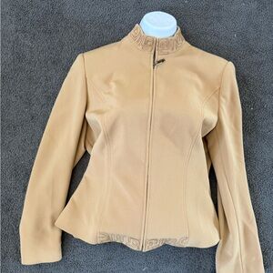 Hua Xin Elegant Tan Women's Jacket